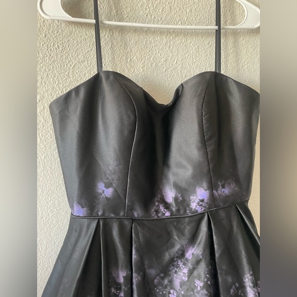 Adam Black Satin Dress - Picture 4 of 11